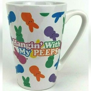 Hangin’ With My Peeps 15 oz Easter 5" Tall Coffee Tea Latte Hot Cocoa Mug Cup